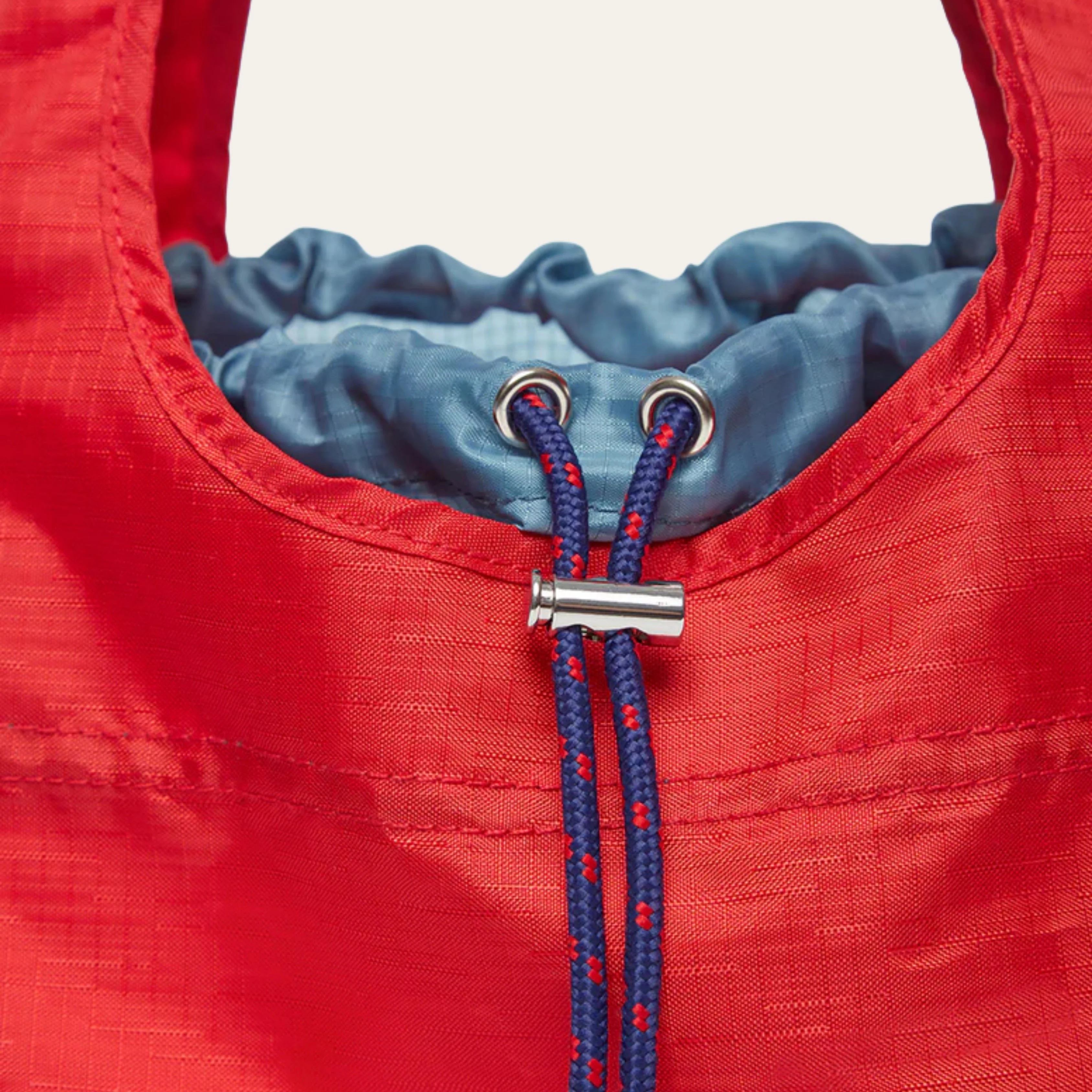 BYBBA x 4OCEAN LITTLE SUR PACKABLE TOTE BAG / RED FLAG SHARKS - Image 3