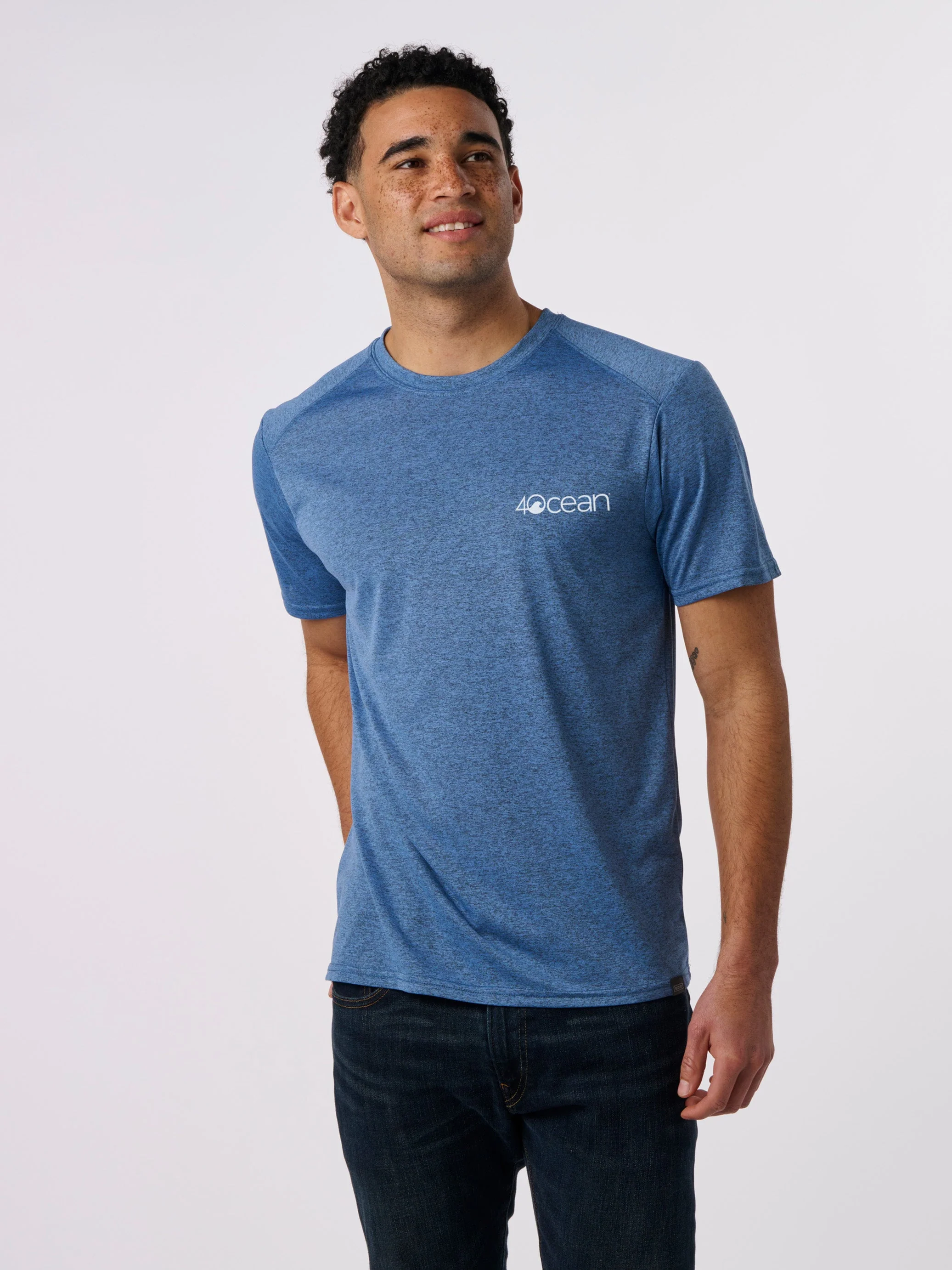 4ocean Logo Sport Short Sleeve T-Shirt - Image 3