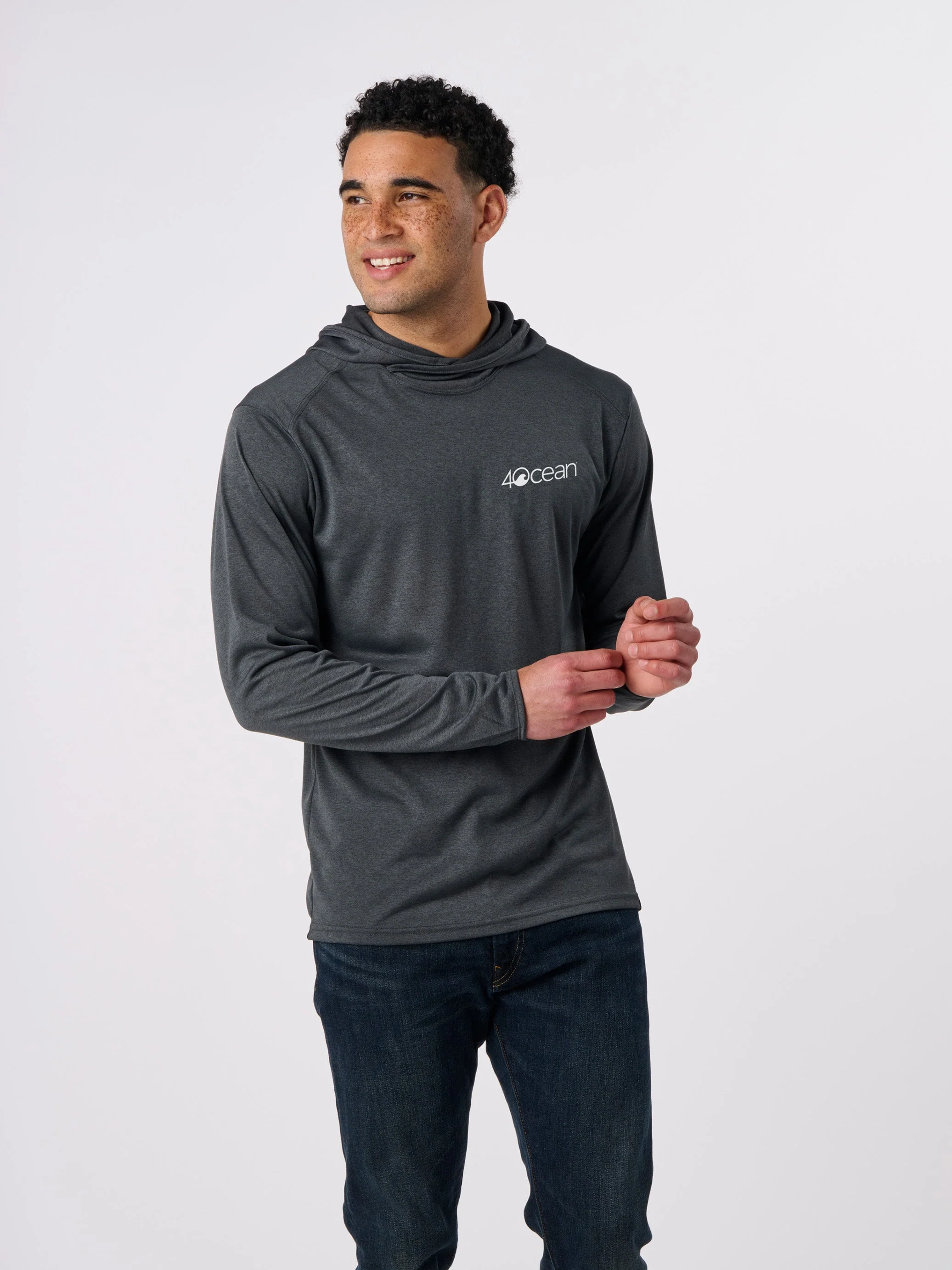 4ocean Logo Sport Sun Hoodie - Image 3
