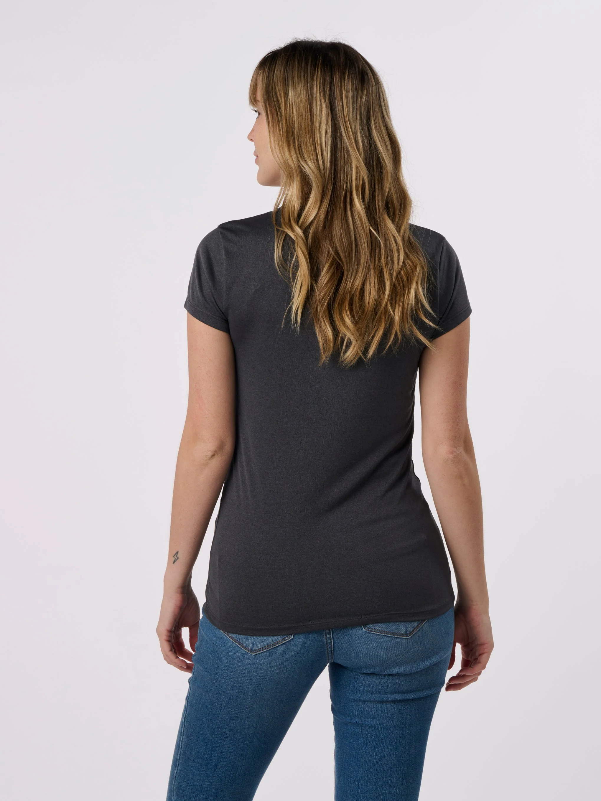 4ocean Logo Women's Sport Short Sleeve V-Neck T-Shirt - Image 12