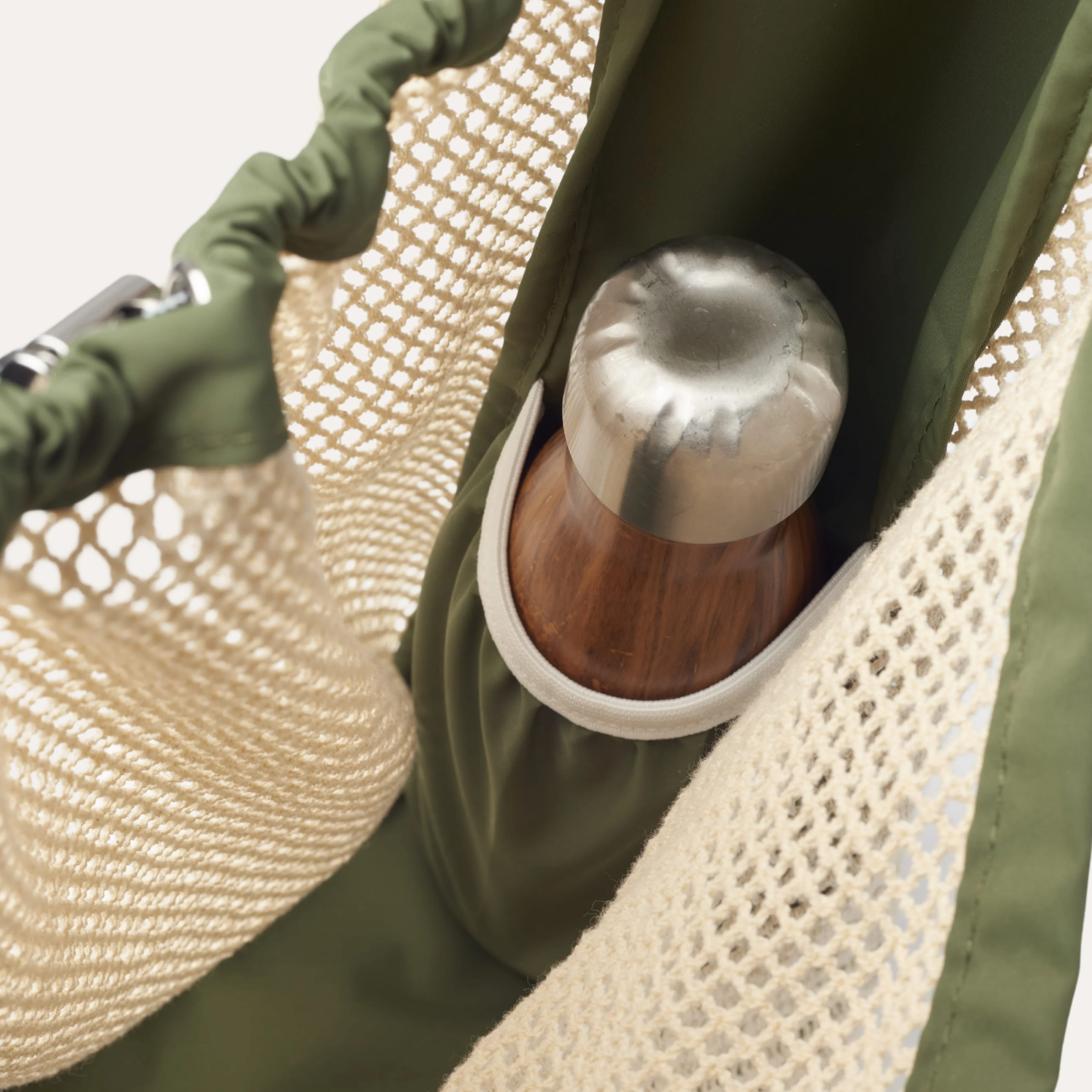 BYBBA x 4OCEAN NET.ZERO MODERN FISHERMAN CROSSBODY BAG / SEA TURTLE MOSS - Image 6
