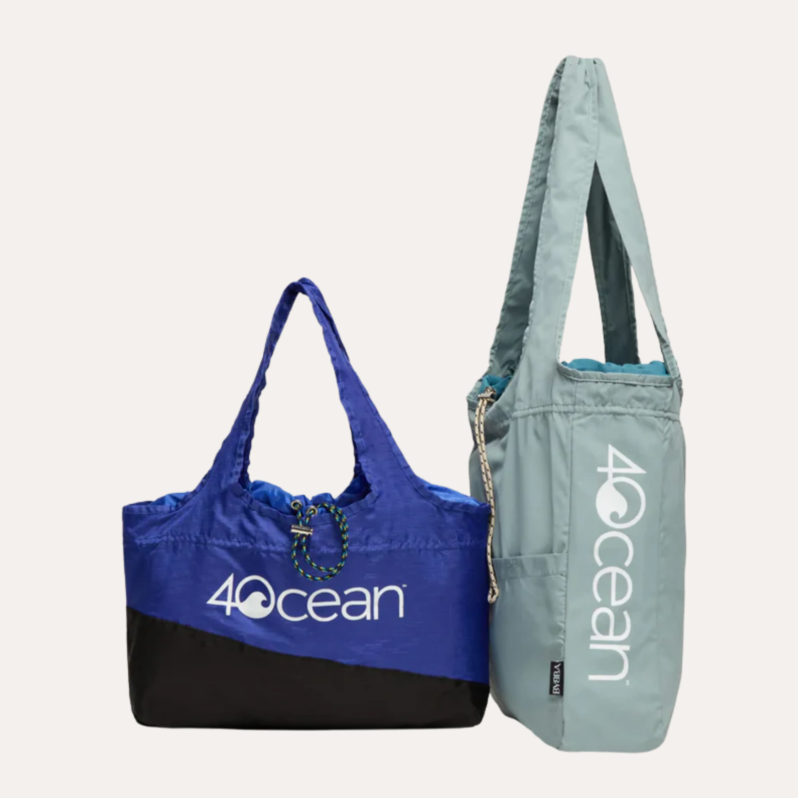 BYBBA x 4OCEAN THE LITTLE SUR PACKABLE TOTE BAG / ULTRA MARINE - Image 7