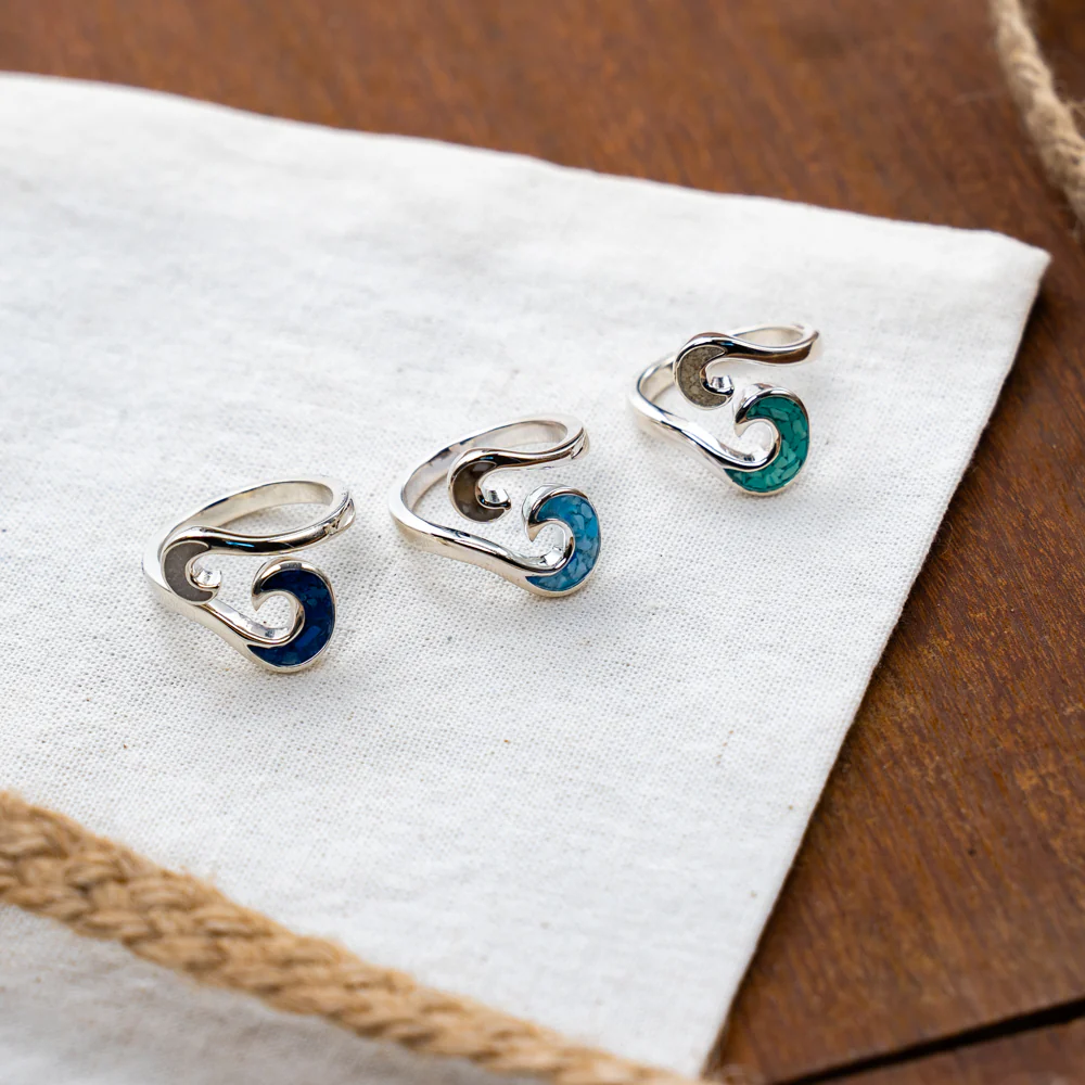 Dune Jewelry x 4ocean Wave Bypass Ring - Image 7