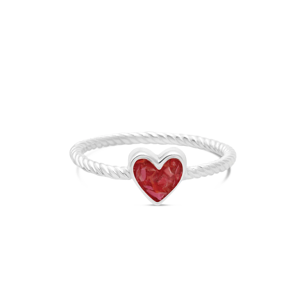 4ocean x Dune Stackable Heart Ring