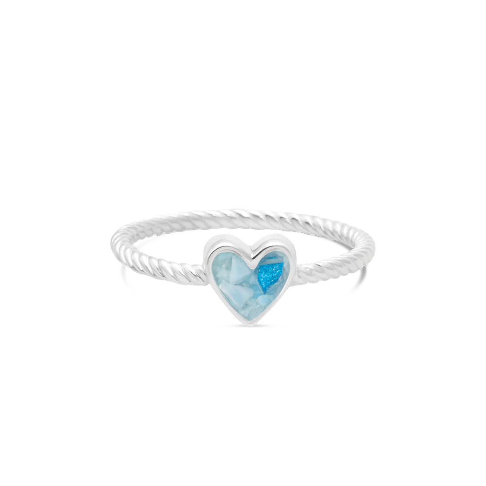 4ocean x Dune Stackable Heart Ring - Image 2