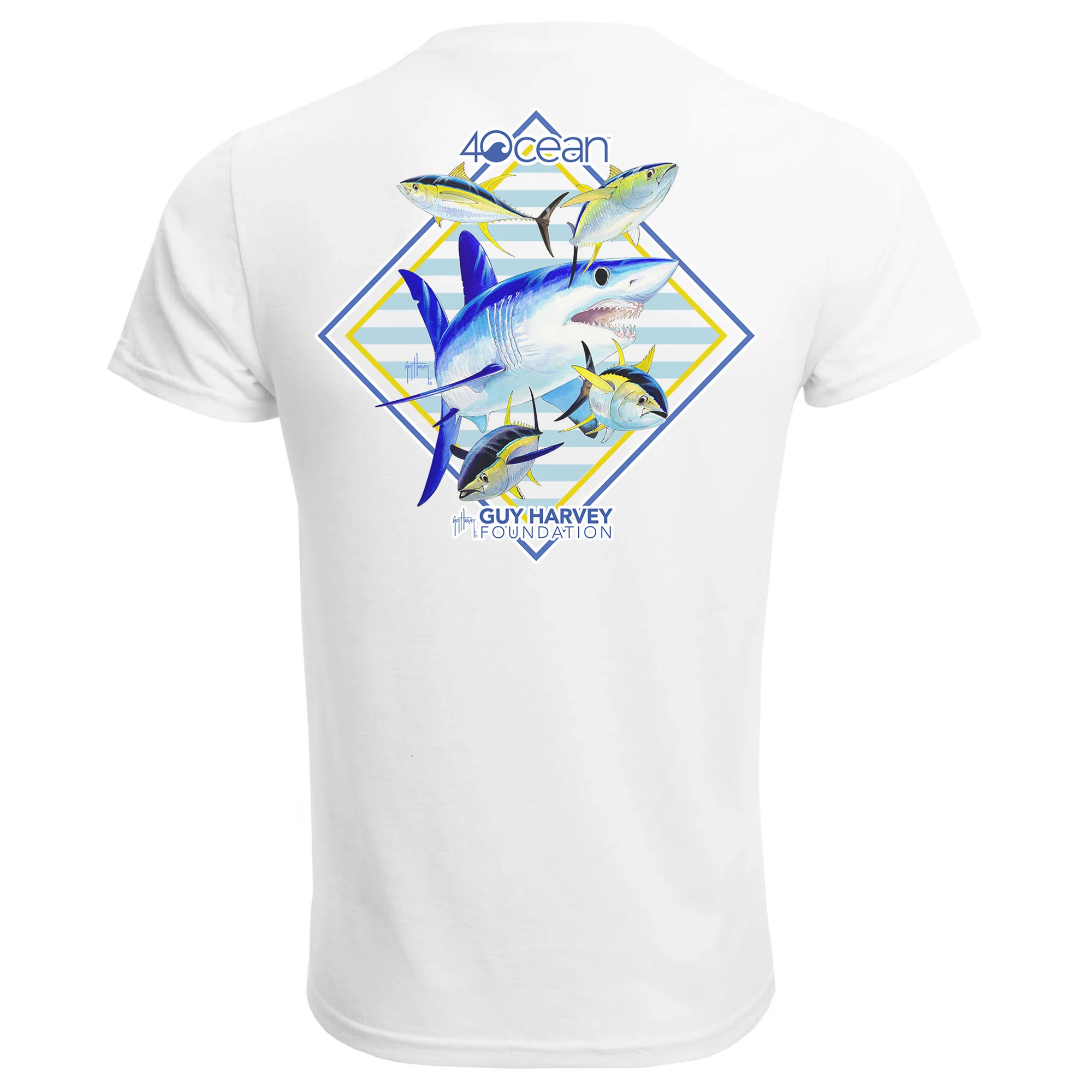 Guy Harvey Mako Shark Unisex T-Shirt - Image 9