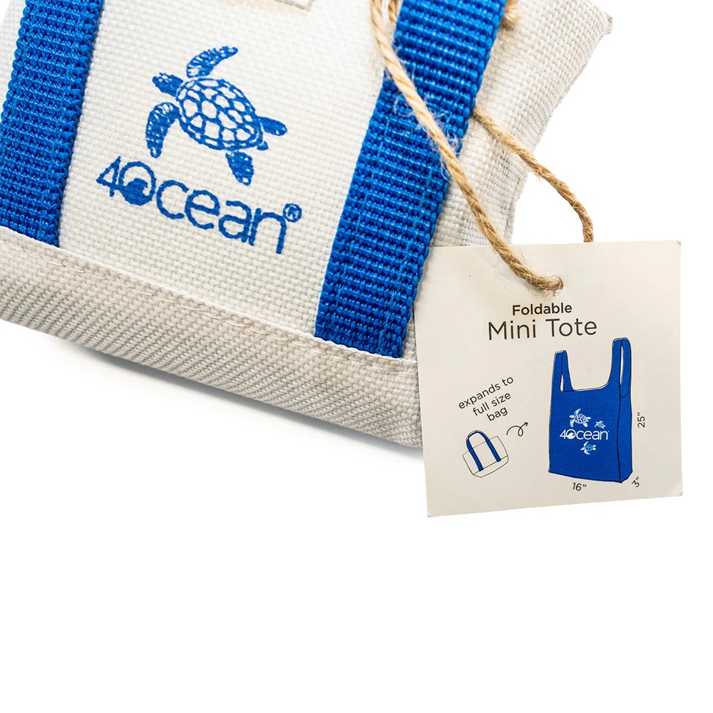 Lotus | 4ocean Reusable Grocery Bag - Image 5