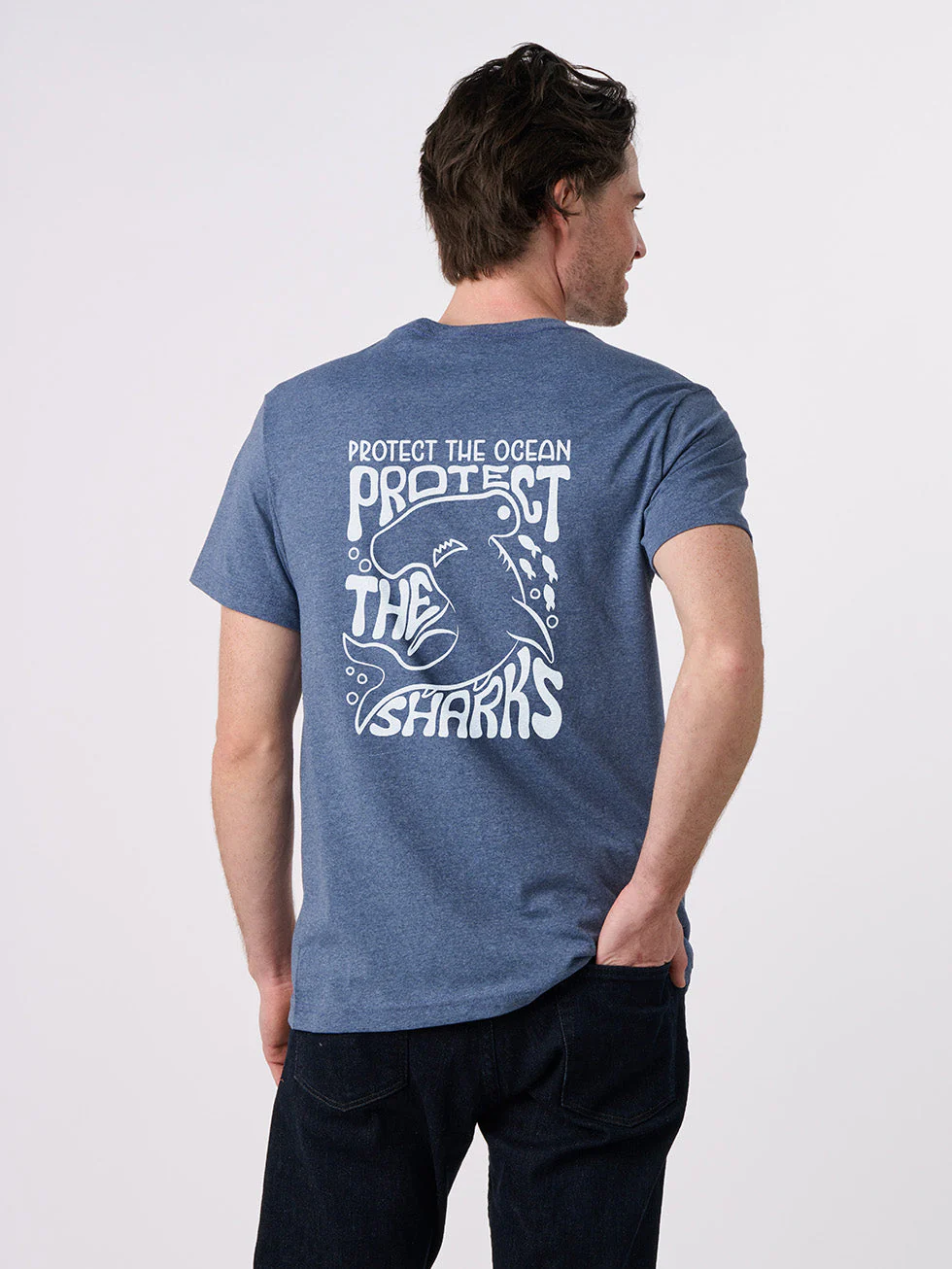Protect the Sharks Eco T-Shirt - Image 12