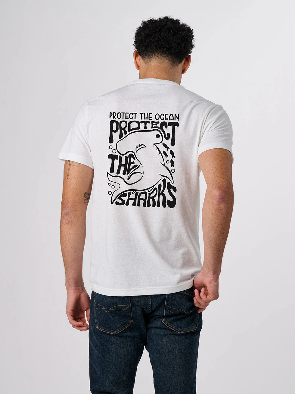 Protect the Sharks Eco T-Shirt - Image 3