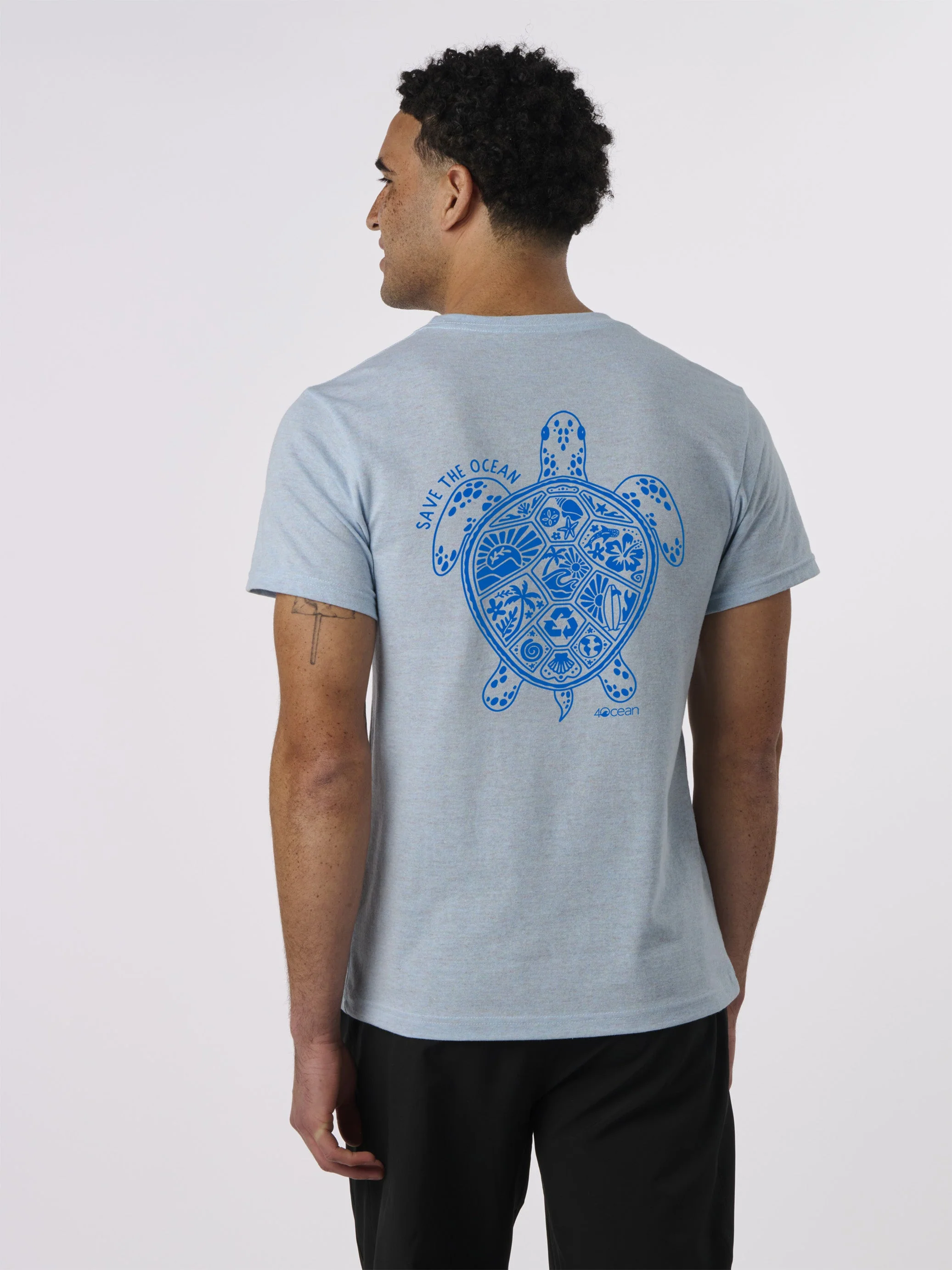 Save The Ocean Turtle Unisex T-Shirt - Image 14