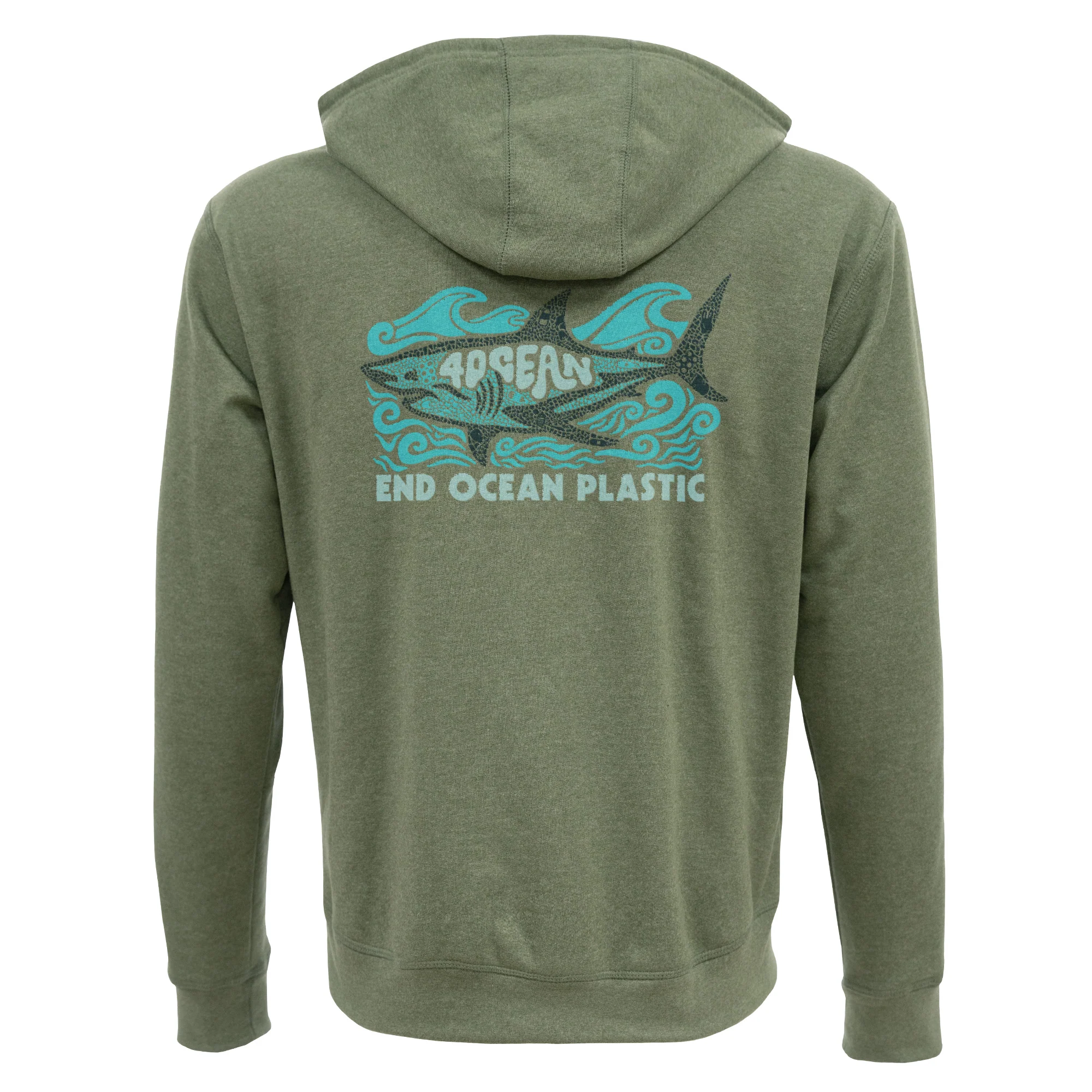 Shark Microplastic Unisex Pullover Hoodie - Image 9