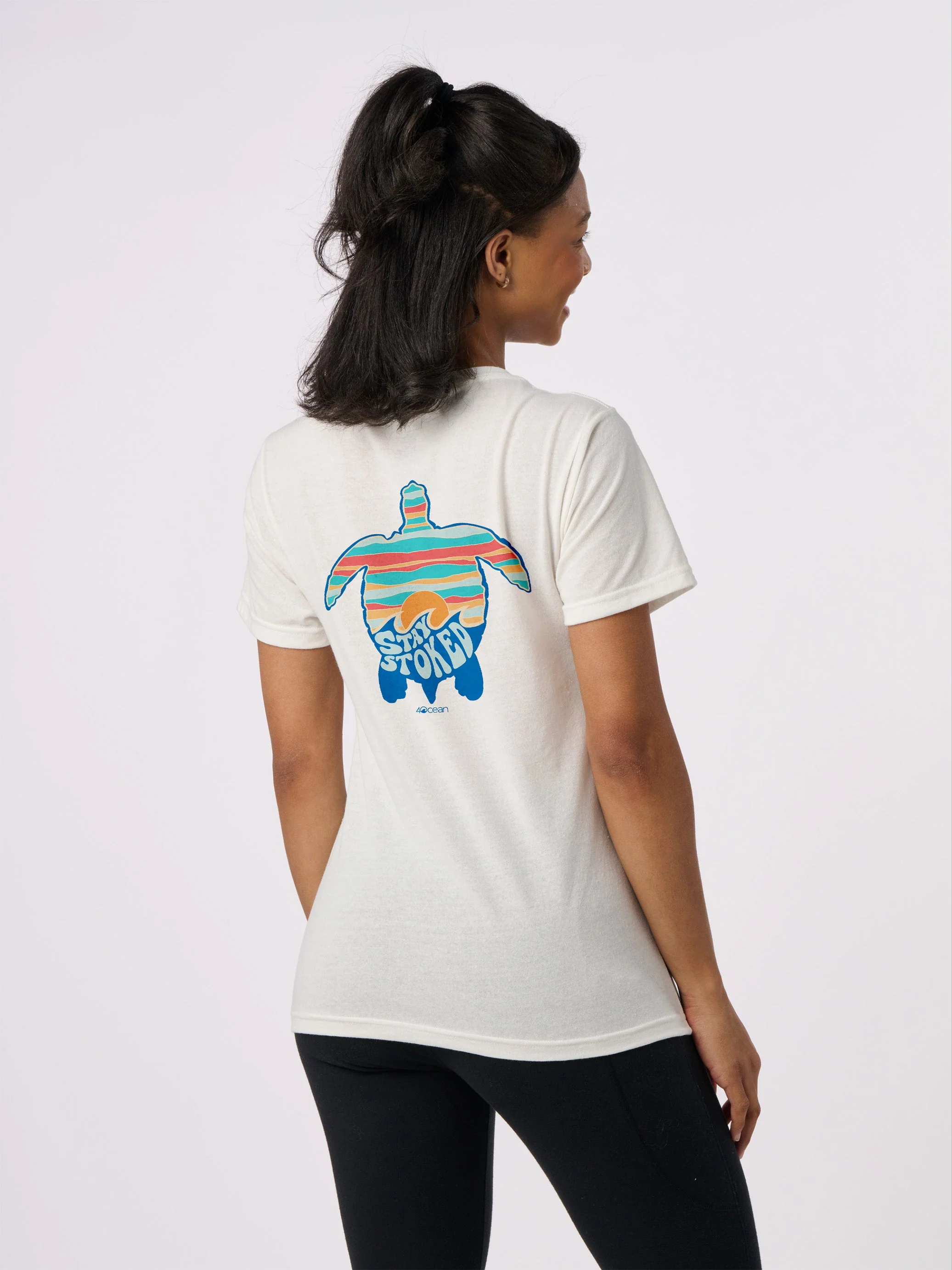 Stay Stoked Turtle Unisex T-Shirt - Image 9